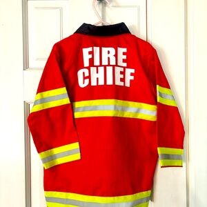 Costume play shell for updating. Fire Chief, Melissa and Doug. Bright, creative.
